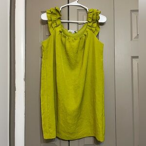 Madison Leigh green mini shift dress